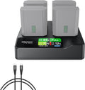 Accsoon Toprig NP-FZ100 4-Bay Battery Charger - Fast PD60W Charging