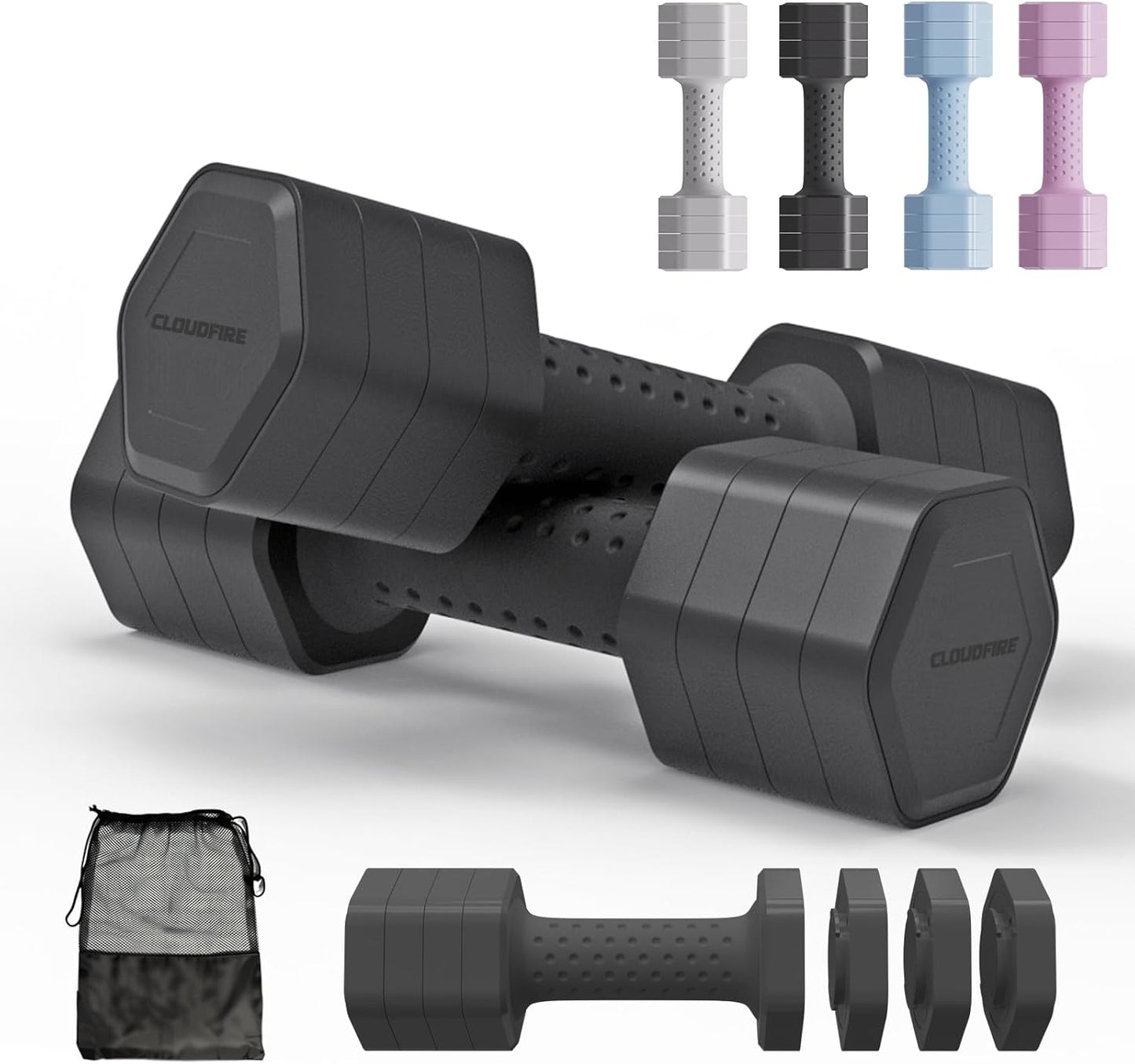 Adjustable Dumbbell Set of 2 for Home Gym Exercise Training
