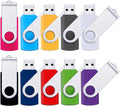 64GB USB 2.0 Flash Drive 10 Pack (Multi-Color) - Portable Data Storage