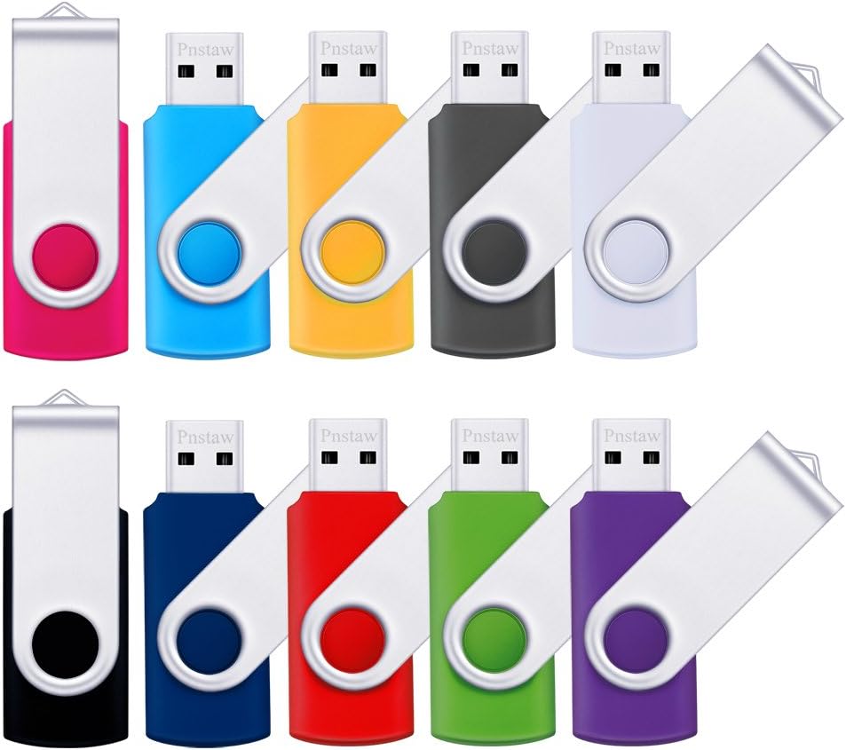 64GB USB 2.0 Flash Drive Pack for Easy Data Storage and Sharing