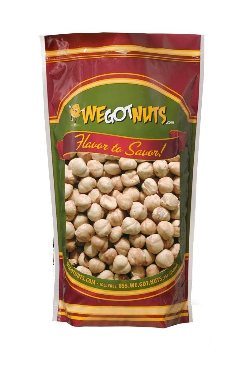 Blanched Hazelnuts Filberts 3 Pounds - Dry Roasted Unsalted
