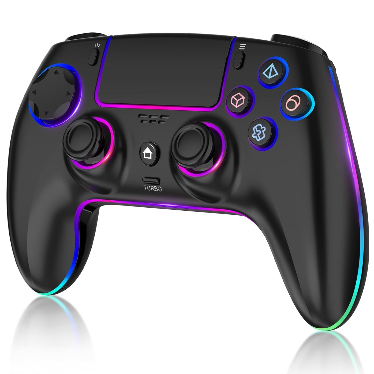 MYSTILUCK Wireless Controller with RGB Lighting for PS-5/PC