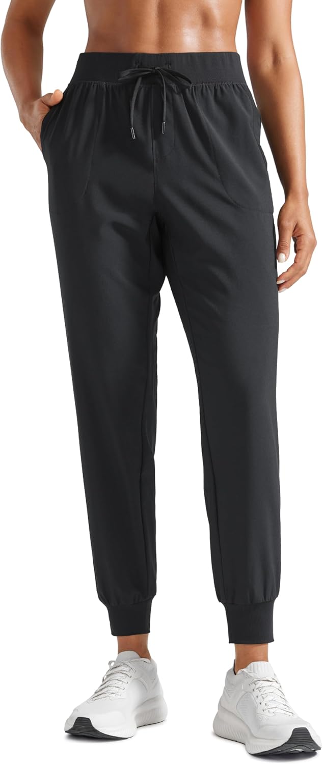 CRZ YOGA Women's Lightweight Workout Joggers for Active Life