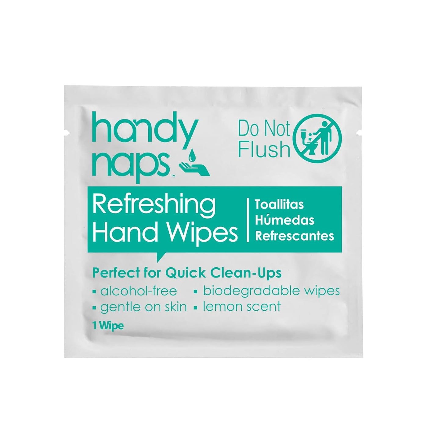 Refreshing Hand Wipes for Adults and Kids - Lemon Scented Clean