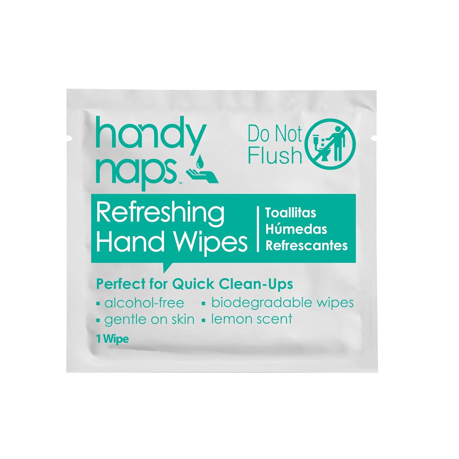 Refreshing Hand Wipes for Adults and Kids - Lemon Scented Clean