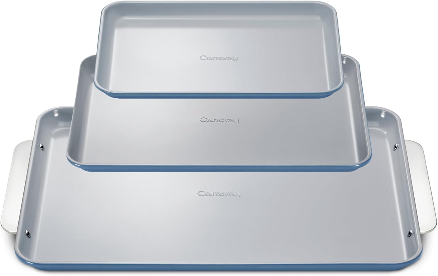 Caraway Non-Stick Ceramic Baking Sheet Trio for Healthy Baking