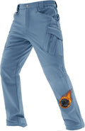 Men's Winter Work Pants Fleece Lined Tactical Snow Ski Pant - Warm