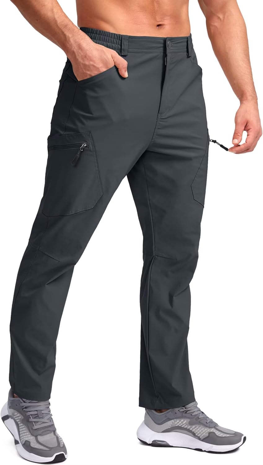 Pudolla Men's Lightweight Hiking Pants for Outdoor Adventures