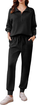 PINSPARK 2 Piece Tracksuit Set for Women - Comfortable Travel Women's