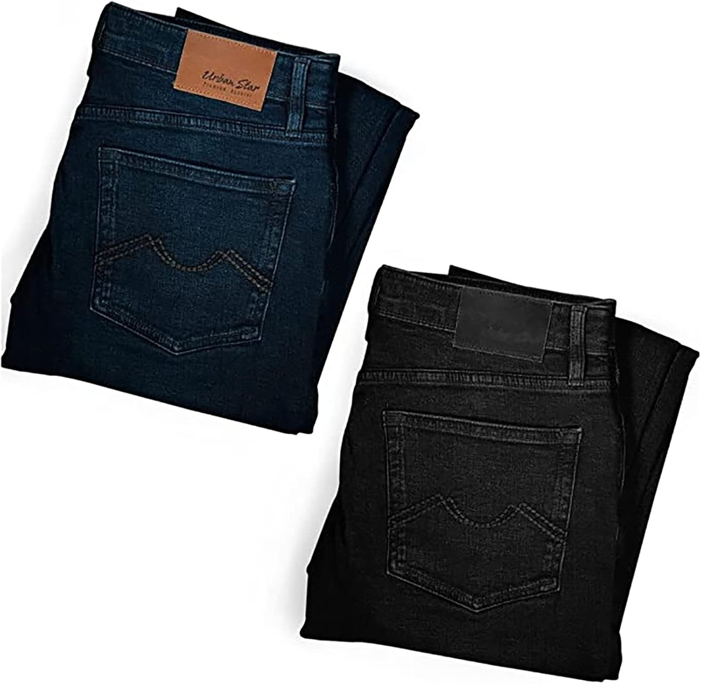 Urban Star Mens Jeans Relaxed Fit for Ultimate Comfort and Style