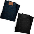 Mens Jeans Relaxed Fit Straight Leg Stretch Jeans for Men (Style 7G5V)