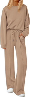 PRETTYGARDEN Two Piece Loungewear Set - Cozy Fall Sweatsuit