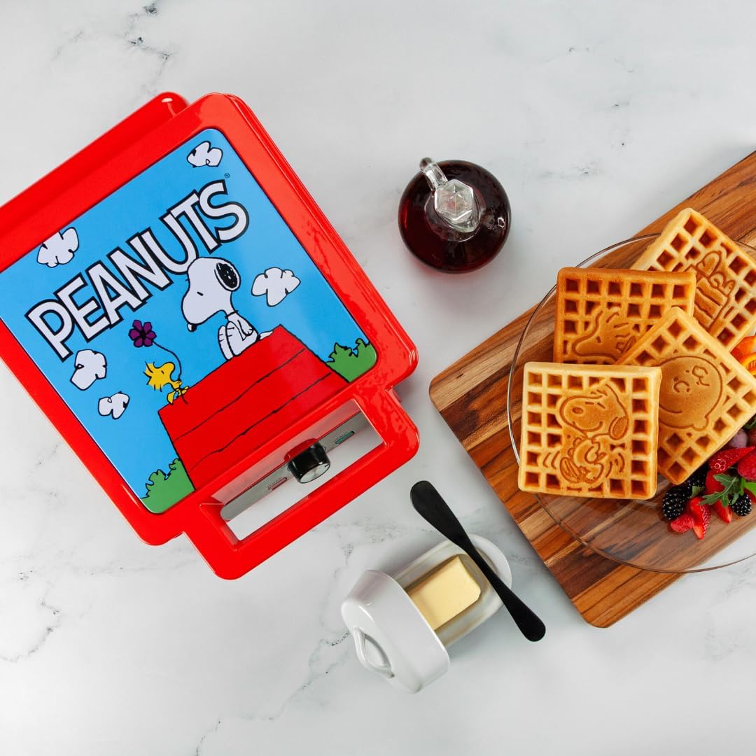 Peanuts Deluxe Waffler - Create Iconic Character Waffles Easily