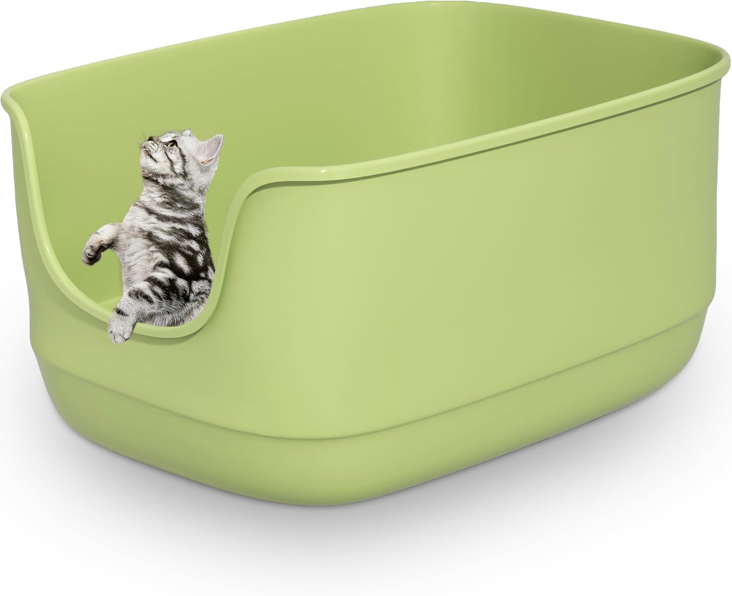 Gefryco Large Cat Litter Box with High Sides for Multiple Cats