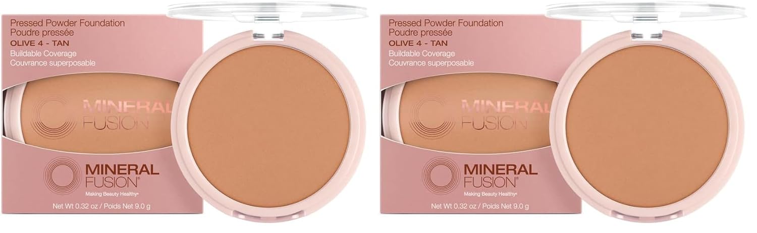 Mineral Fusion Pressed Powder Foundation for Flawless Skin