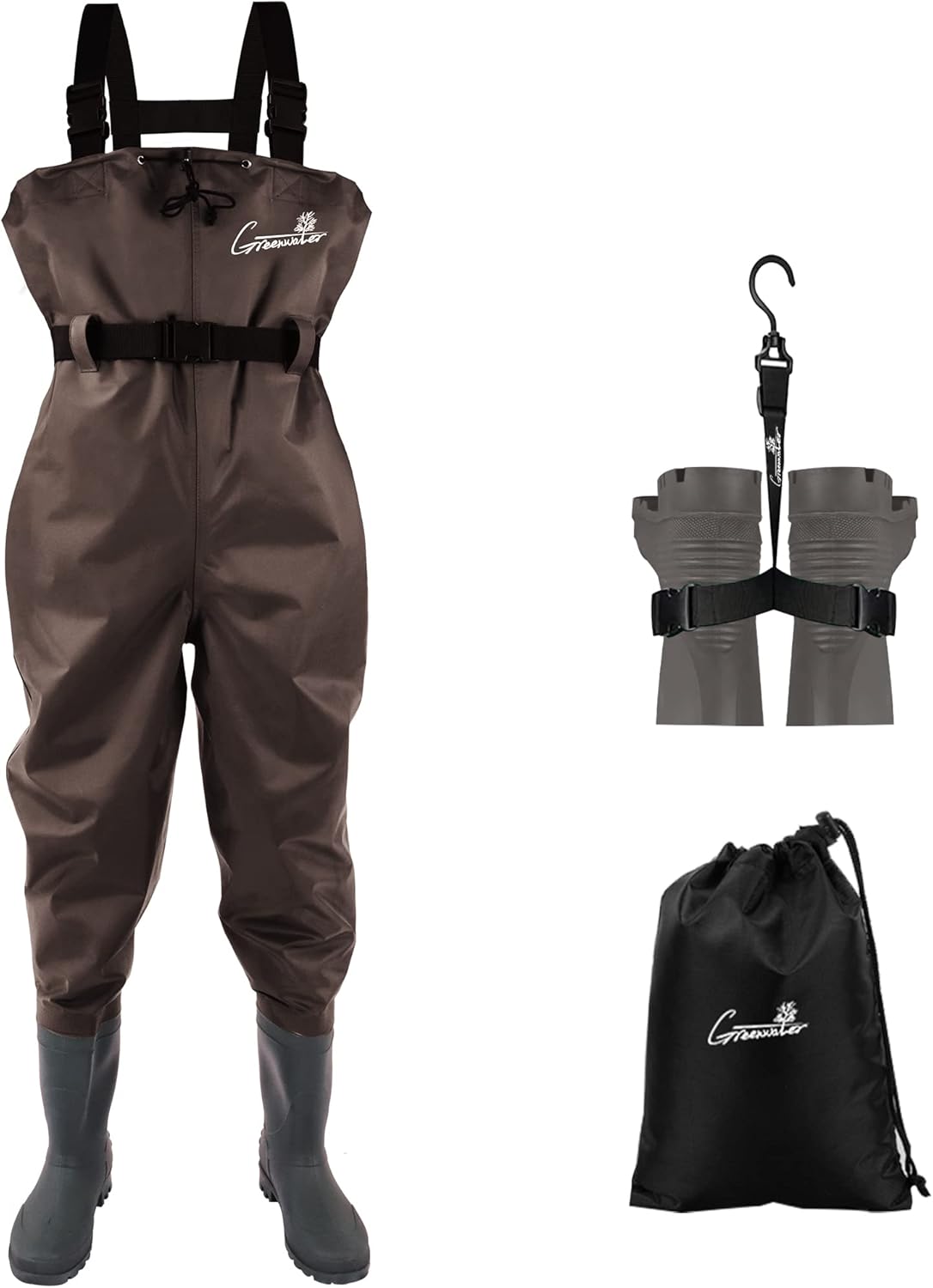 GREENWATER Fishing Chest Waders for Men Women Waterproof Boots