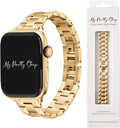 Compatible Apple Watch Band Strap - Stainless Steel Link Bracelet