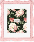 Laura Ashley 11x14 Pink Ornate Textured Hand-Crafted Frame