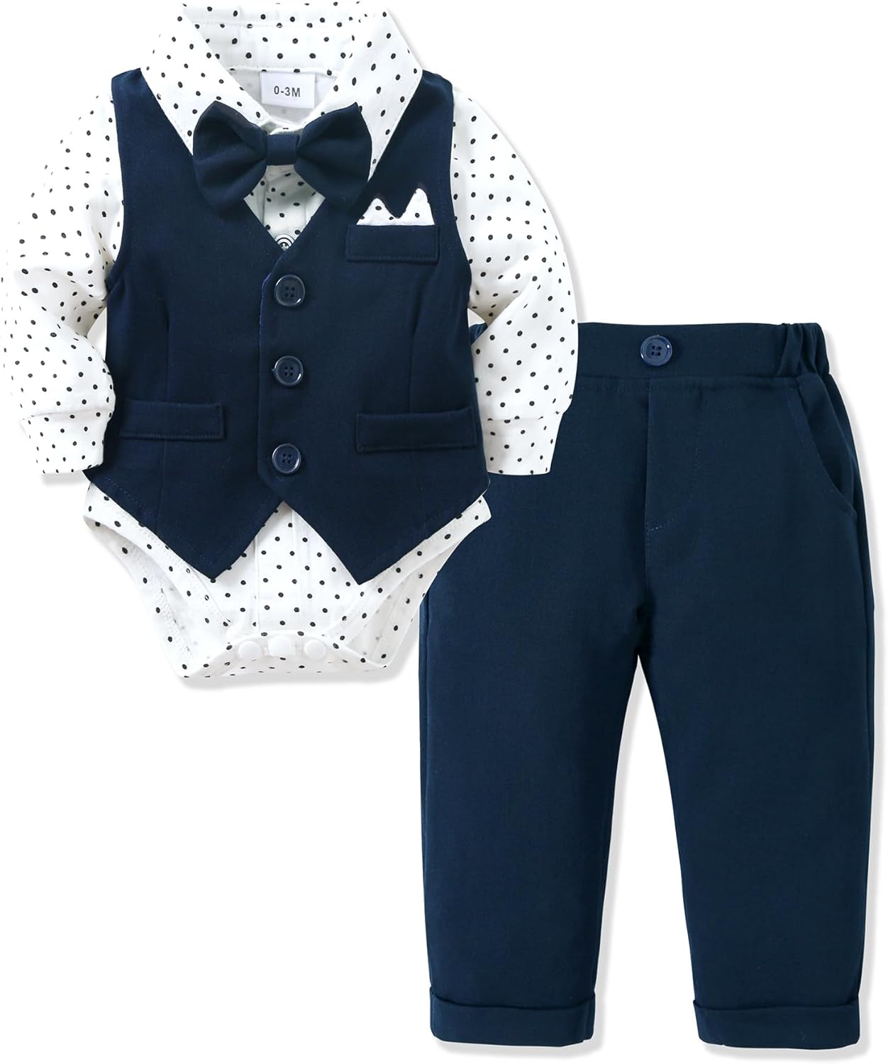 YALLET Baby Boy Clothes Suit for Formal and Casual Occasions