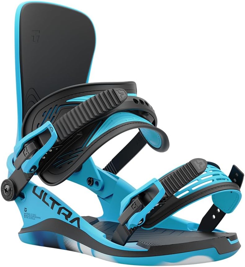 Union Ultra Snowboard Bindings, L: US Men 10.5-13, Blue - Design for Precision