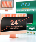PYS Privacy Screen for iMac 24 in 2021/2023/2024 - Reusable Privacy