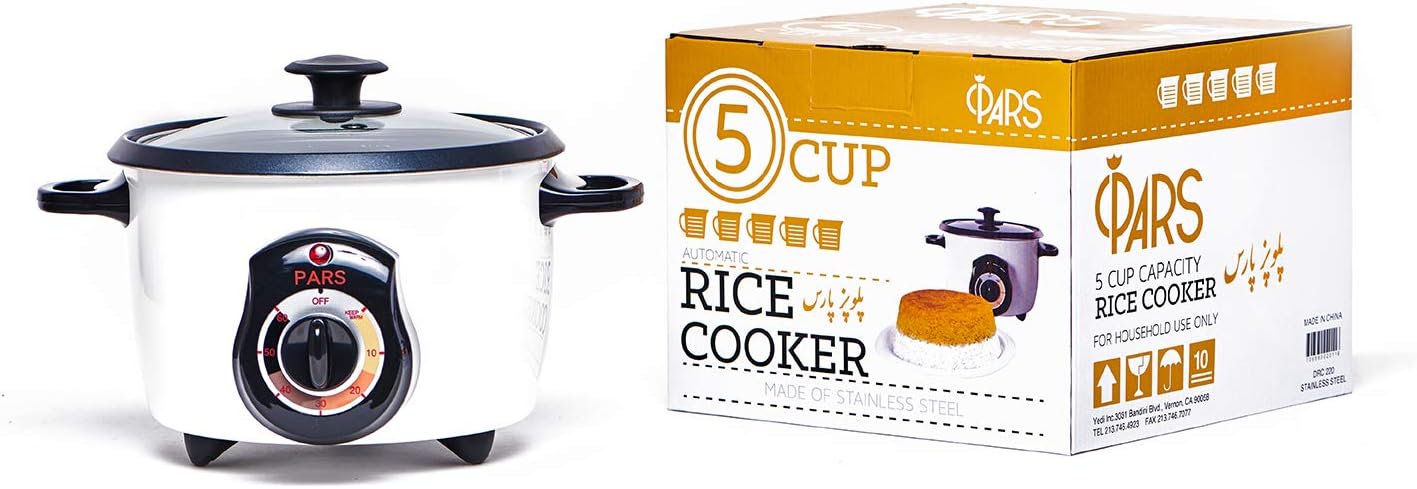Pars Automatic Persian Rice Cooker for Perfect Tahdig Rice