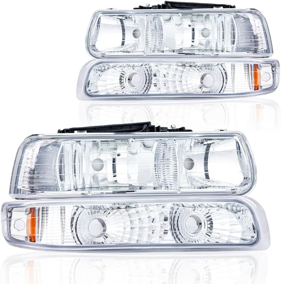 Headlight Assembly for 1999-2002 Chevy Silverado 1500 2500 HD
