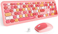 MOFII Wireless Keyboard and Mouse Combo Silent Slim Full Size - Cute