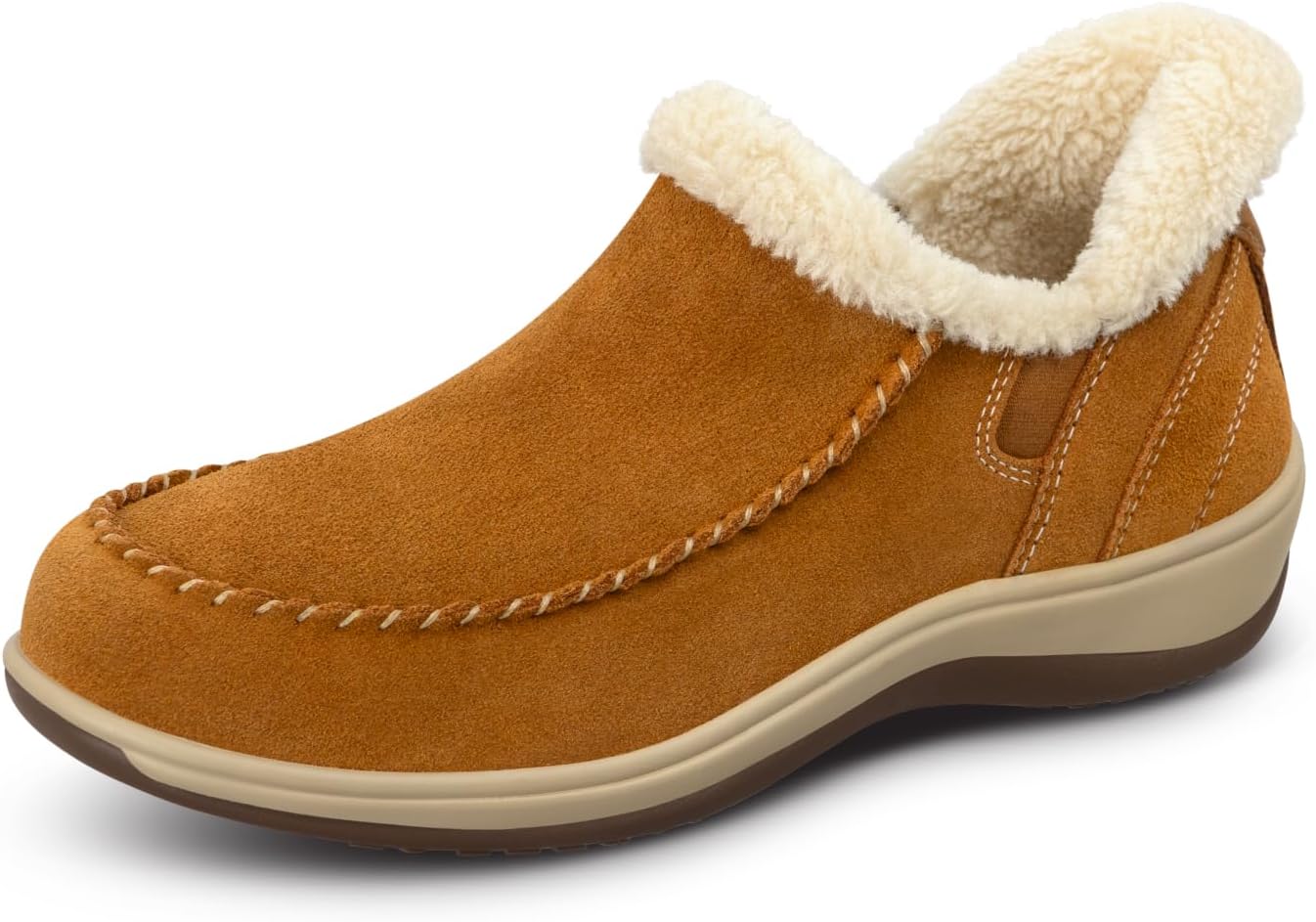 Orthofeet Women's Orthopedic Leather Lorin Hands-Free Slipper Review