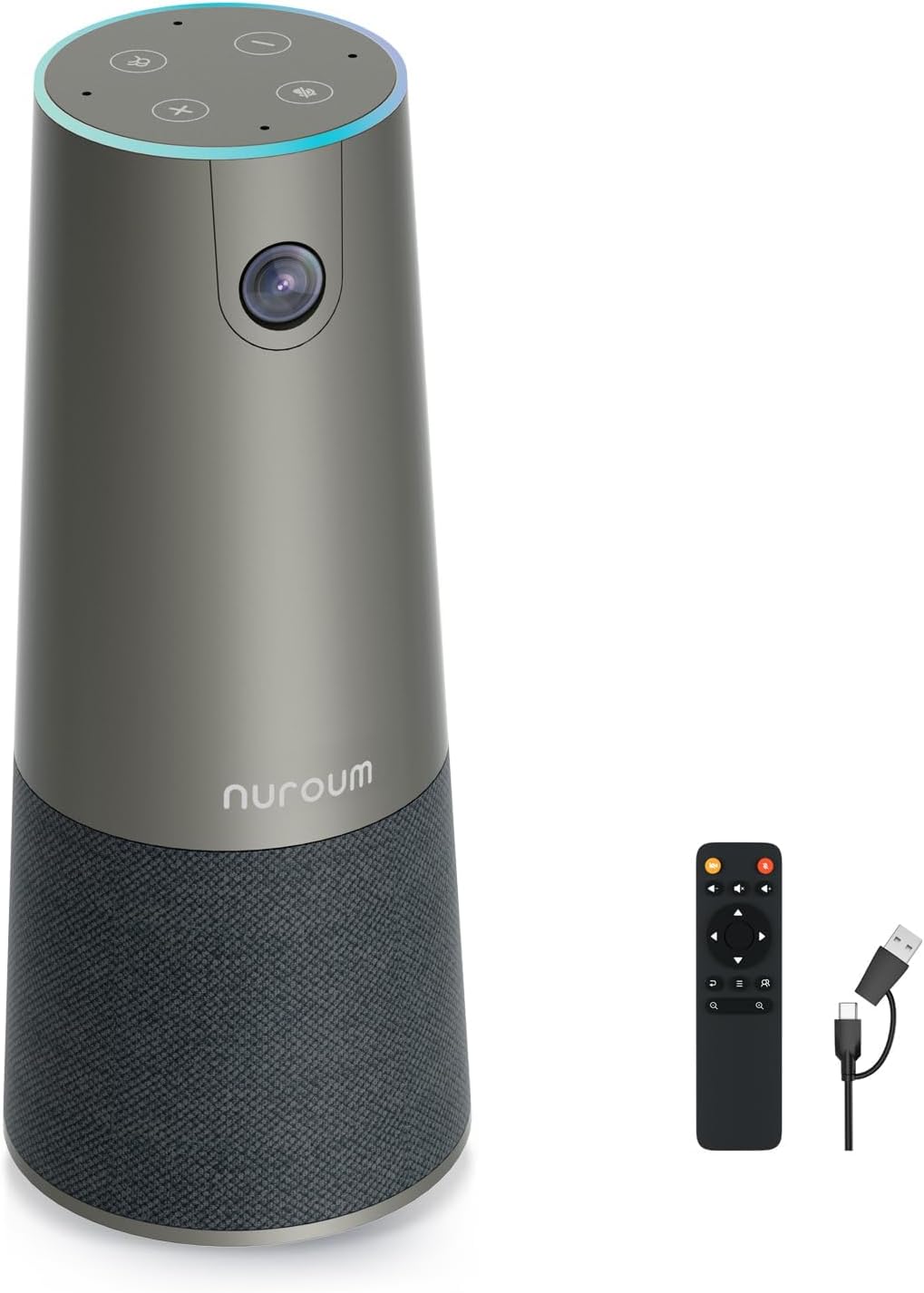 NUROUM C46 4K Webcam: AI Auto-Framing & Noise-Canceling Mic
