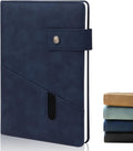 Hardcover A5 Leather Journal Notebook for Women Men - Thick Lined
