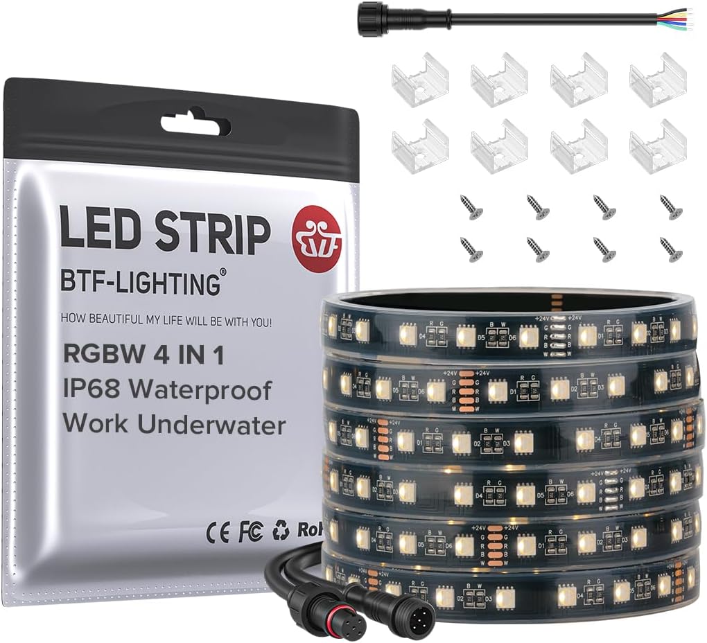 IP68 Waterproof Outdoor RGBW LED Strip for Stunning Lighting