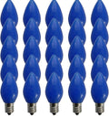 C7 Blue Opaque SMD LED Bulbs - Box of 25 Smooth Retro Lights