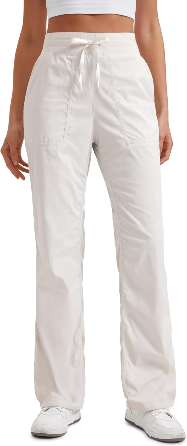 CRZ YOGA Lightweight Straight Leg Workout Pants for Women