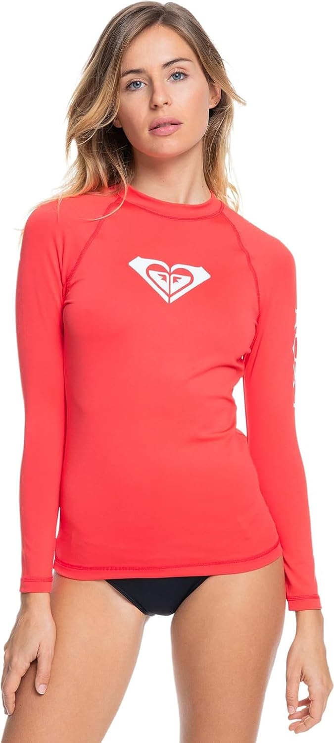 Roxy Womens Fitted Rashguard with UPF 50+ for Active Lifestyles