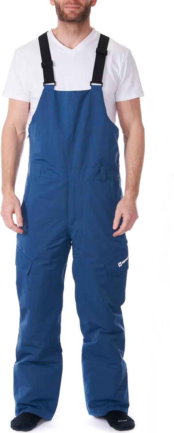 Alpine Swiss Insulated Snow Bibs - Ultimate Winter Protection!