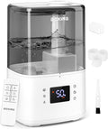 Warm and Cool Mist Humidifier for Bedroom - 4.5L Quiet Top-Fill