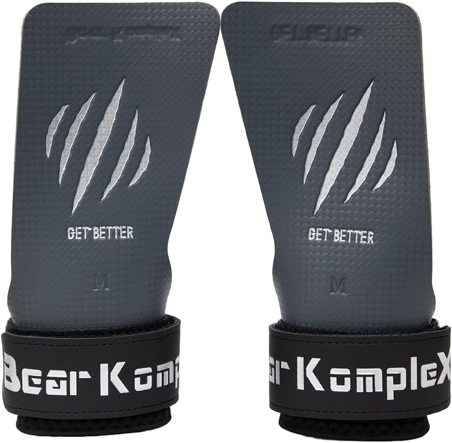 Bear KompleX No Hole Carbon Hand Grips for Weight Lifting