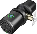 Fingerprint Door Knob Lock with Keypad - Fast Biometric Entry