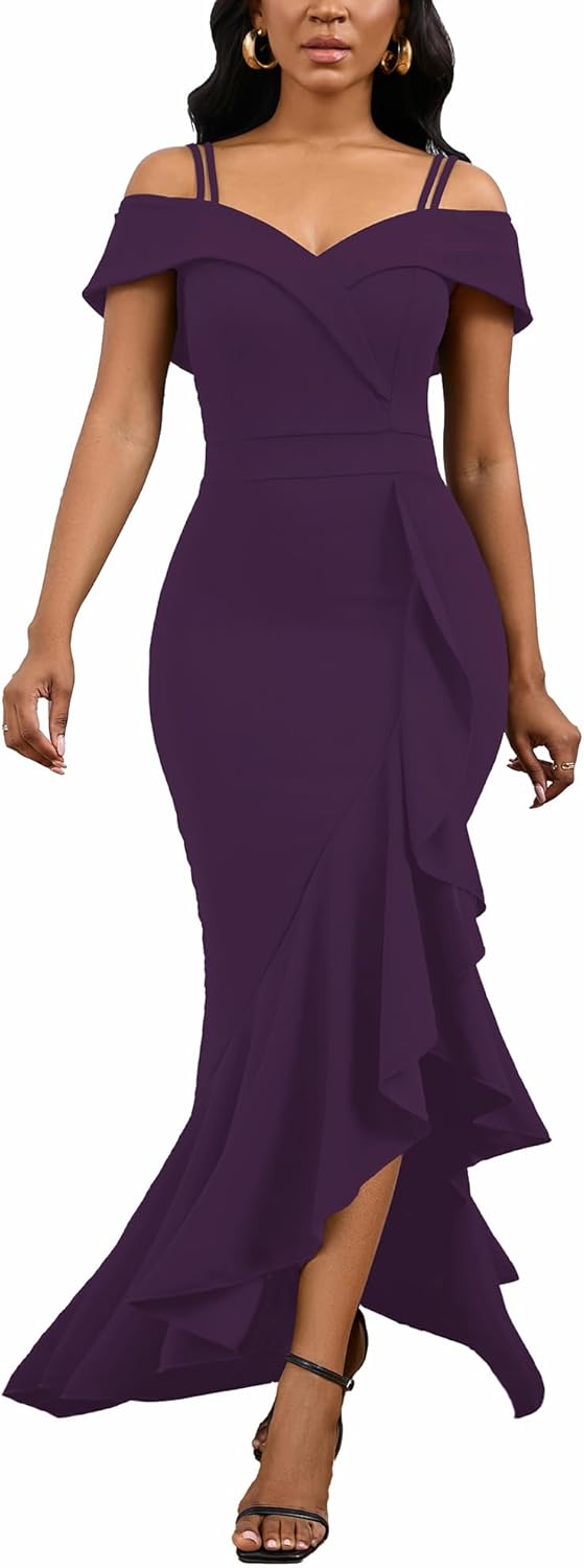 2025 Women's Sexy Elegant Formal Dress for Wedding Guests