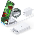 3 in 1 Foldable Wireless Charger for Pixel Watch 3/2 - Travel Station