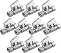 10 Pack 3/8 in Comp FIP x 3/8 in Compression Angle Stop - Reliable