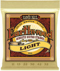 Ernie Ball Earthwood Light Guitar Strings - Bright Tone Trio