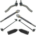 Front Steering & Suspension Kit Steering Rack Bellows Tie Rods - Yaris