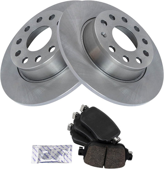 TRQ Rear Brake Pad & Rotor Kit for Volkswagen Vehicles Review