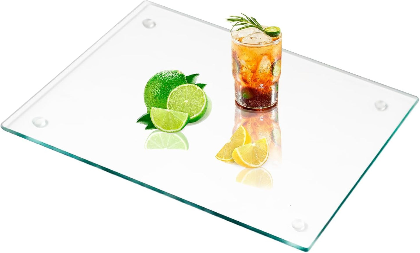 Extra Large Tempered Glass Cutting Board for Kitchen Use
