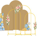Metal Arch Backdrop Stand and Cover Set of 3 - Versatile Event
