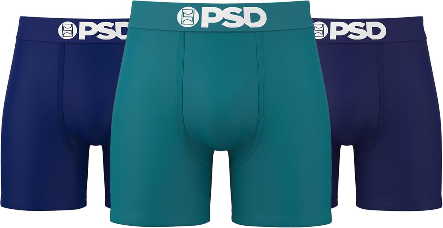 PSD Underwear Mens Boxer Briefs - Soft & Breathable Comfort
