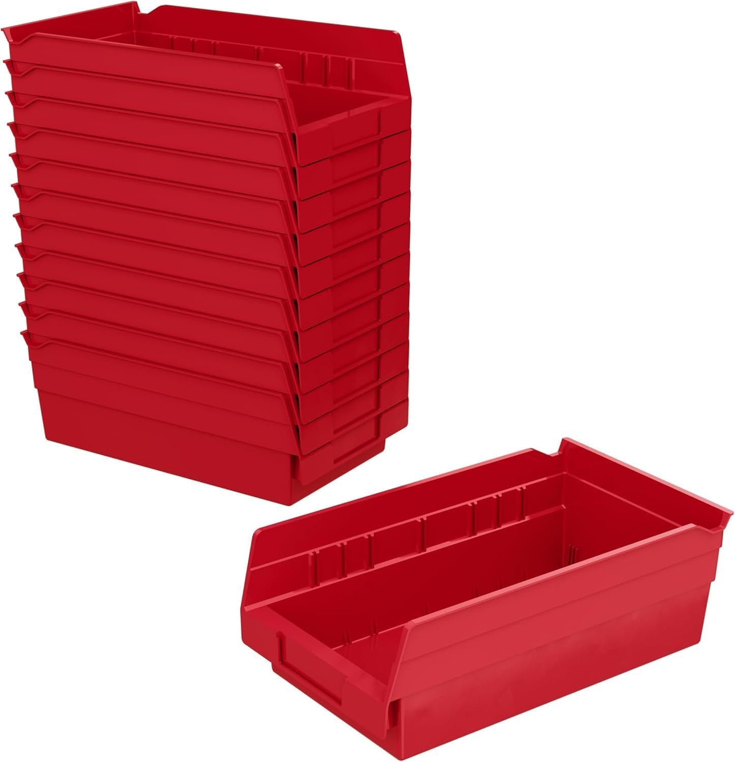 Akro-Mils Heavy Duty Plastic Shelf Bins for Versatile Storage