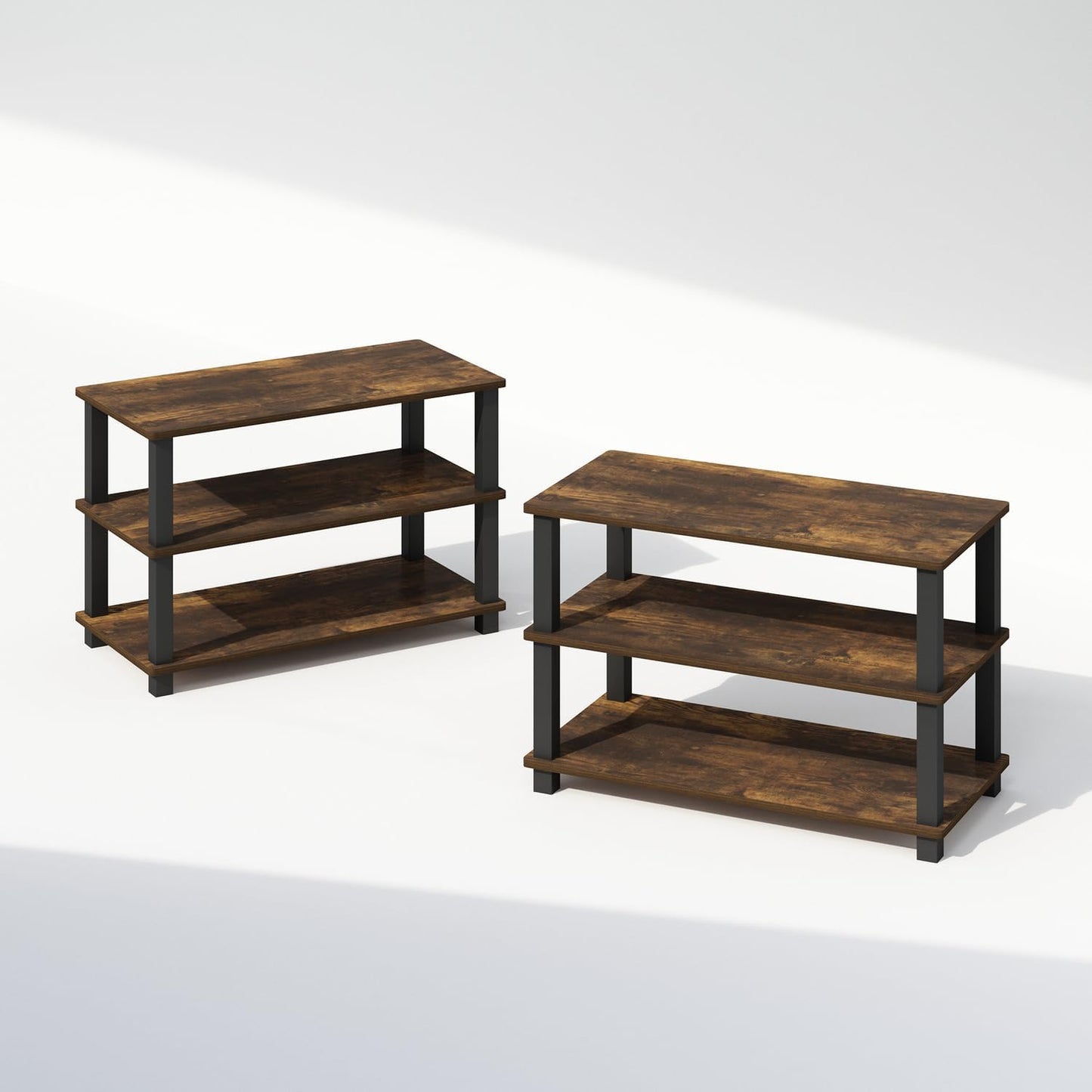 Furinno Turn-S-Tube Storage Shelves for Home Office and Garage